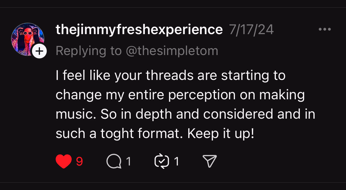 Customer testimonial