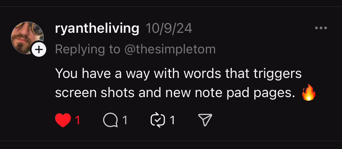 Customer testimonial