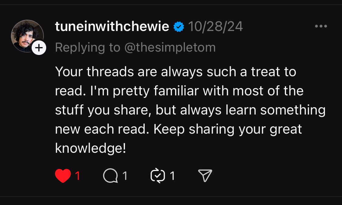 Customer testimonial