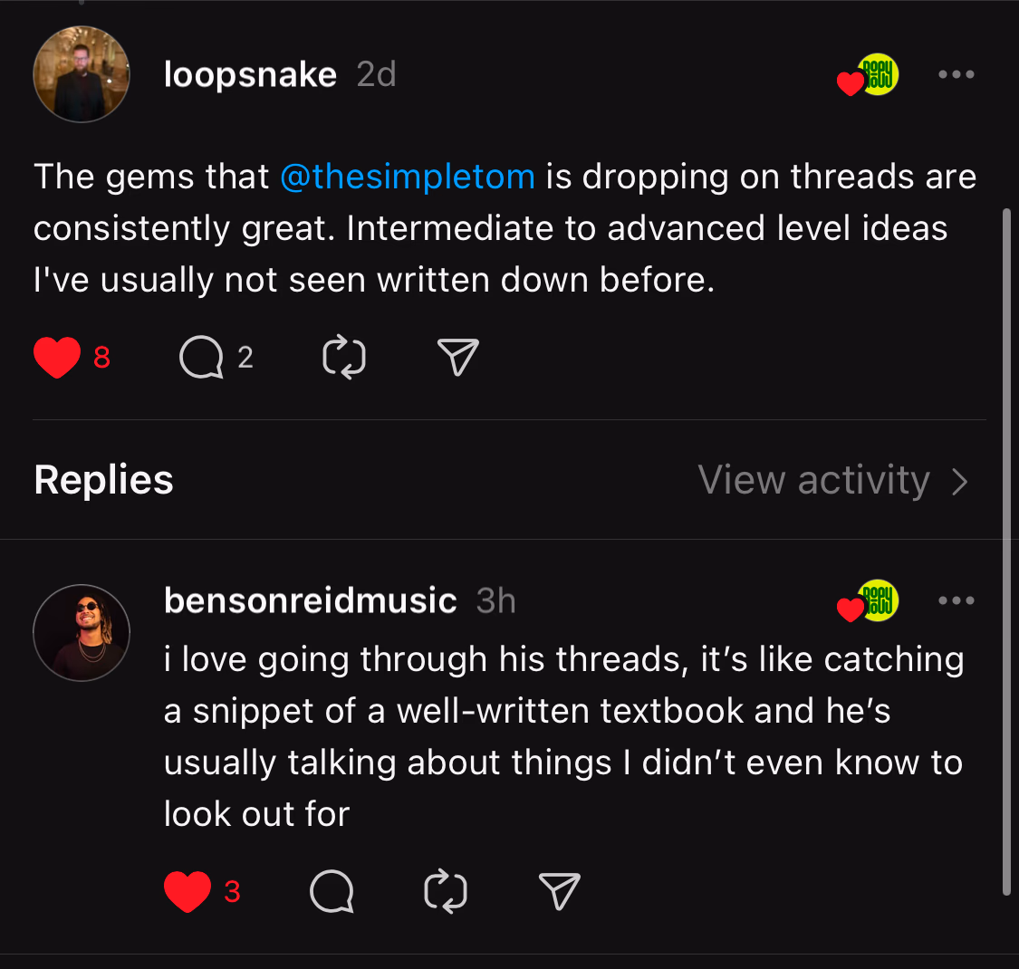 Customer testimonial