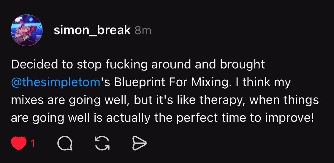 Customer testimonial